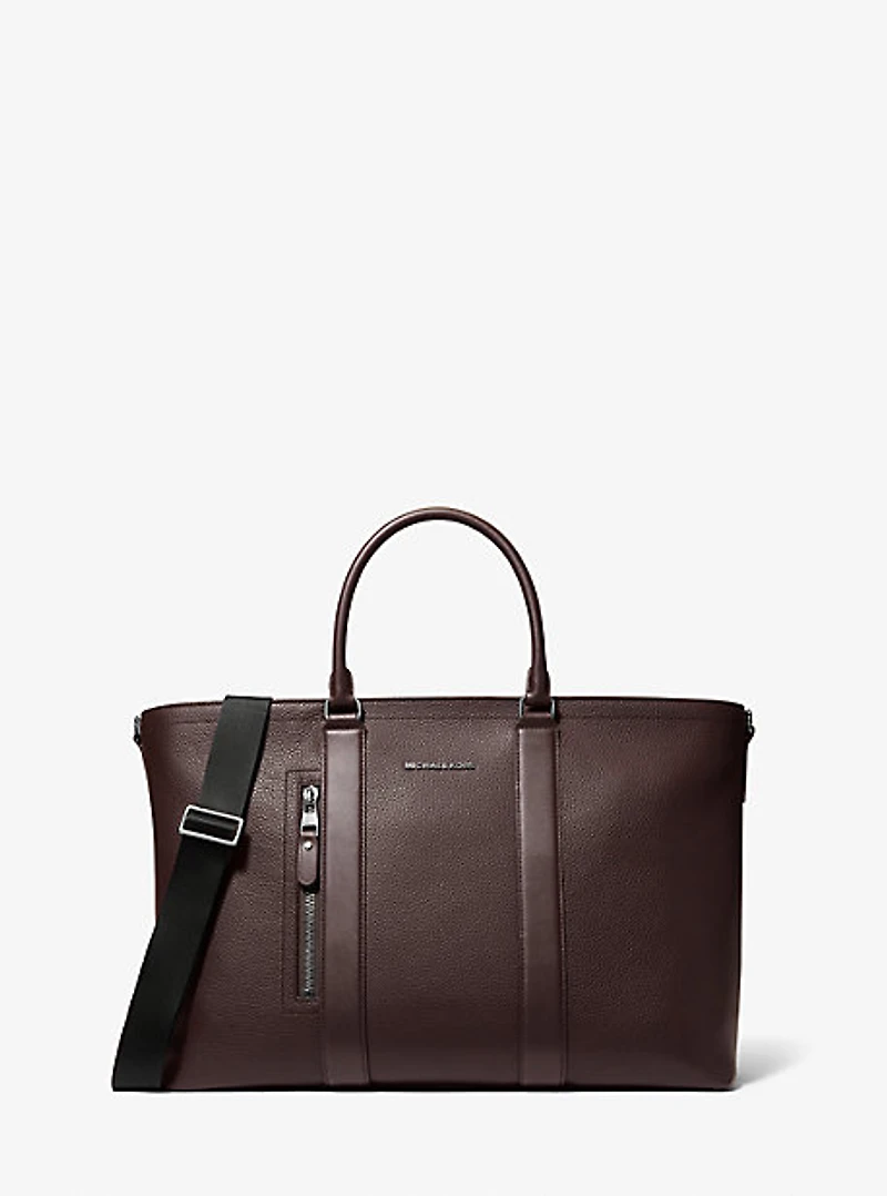 Hudson Pebbled Leather Tote Bag