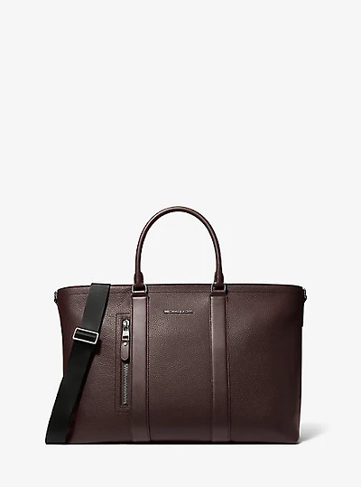 Hudson Pebbled Leather Tote Bag