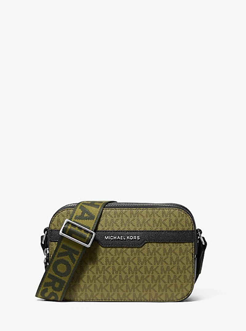 Hudson Signature Logo Camera Crossbody Bag