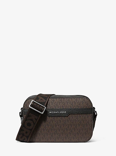 Hudson Signature Logo Camera Crossbody Bag