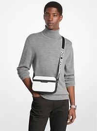Hudson Signature Logo Camera Crossbody Bag