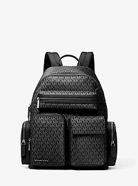 Brooklyn Medium Printed Signature Logo Cargo Backpack