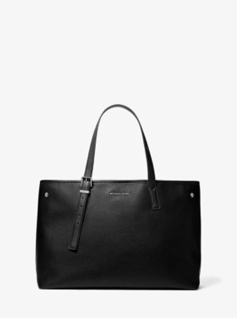 Hudson Medium Pebbled Leather Everyday Tote Bag