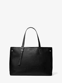 Hudson Medium Pebbled Leather Everyday Tote Bag
