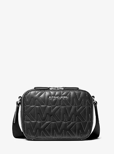 Hudson Logo Embossed Crossbody Bag