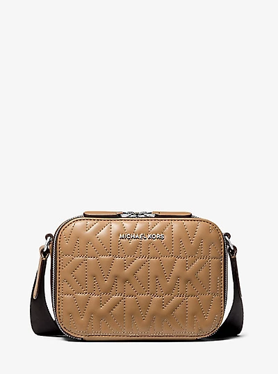 Hudson Logo Embossed Crossbody Bag