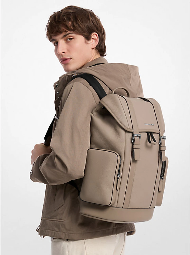 Hudson Pebbled Leather Backpack