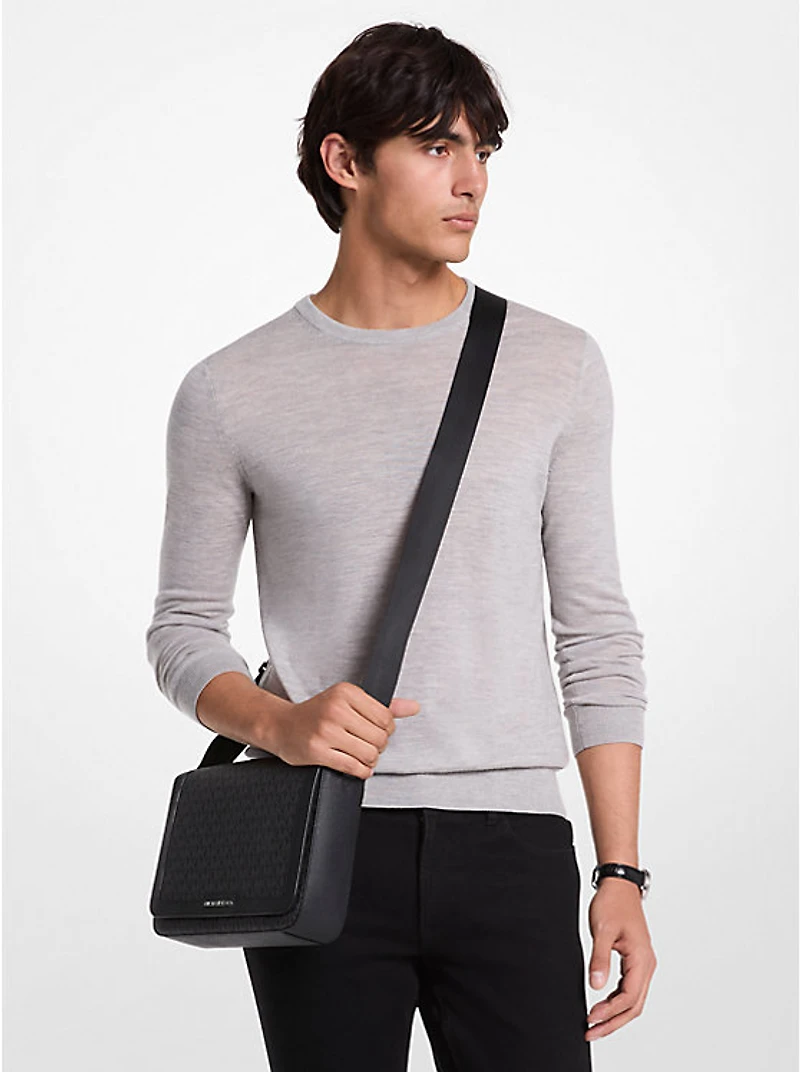 Hudson Signature Logo Crossbody Bag