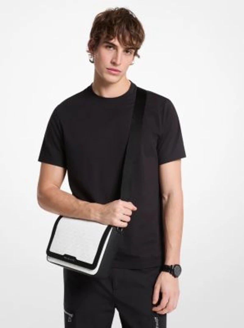 Hudson Signature Logo Crossbody Bag