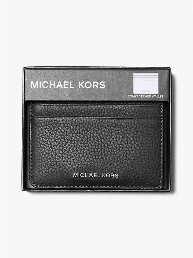 Hudson Pebbled Leather Card Case