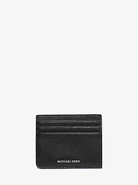Hudson Pebbled Leather Card Case