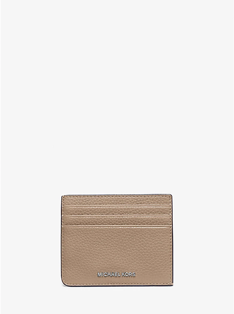 Hudson Pebbled Leather Card Case