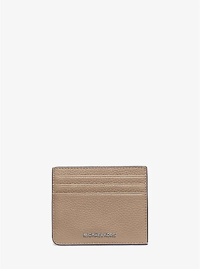 Hudson Pebbled Leather Card Case