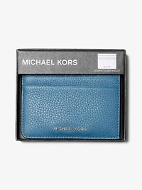 Hudson Pebbled Leather Card Case