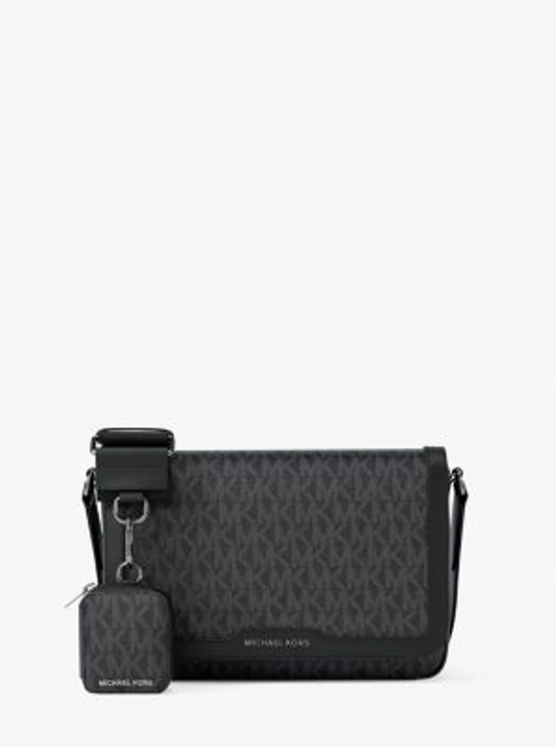 Hudson Mini Signature Logo Crossbody Bag With Airpod Case for Apple Airpods Pro®