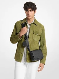 Hudson Mini Signature Logo Crossbody Bag With Airpod Case for Apple Airpods Pro®