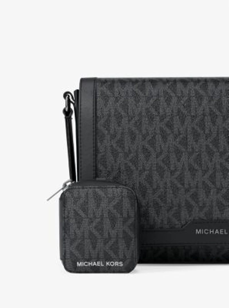 Hudson Mini Signature Logo Crossbody Bag With Airpod Case for Apple Airpods Pro®