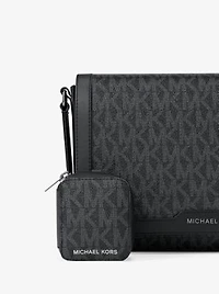 Hudson Mini Signature Logo Crossbody Bag With Airpod Case for Apple Airpods Pro®