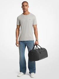 Jet Set Signature Logo Weekender Bag