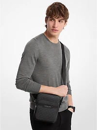 Hudson Mini Signature Logo Flight Bag