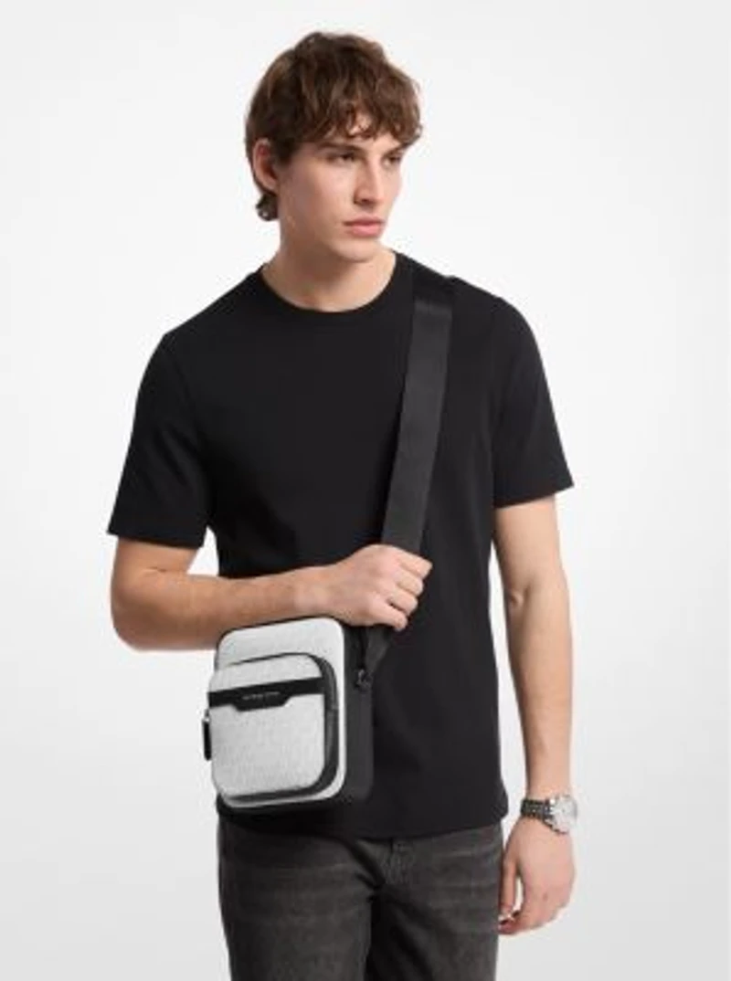 Hudson Mini Signature Logo Flight Bag