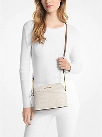 Jet Set Travel Medium Logo Dome Crossbody Bag