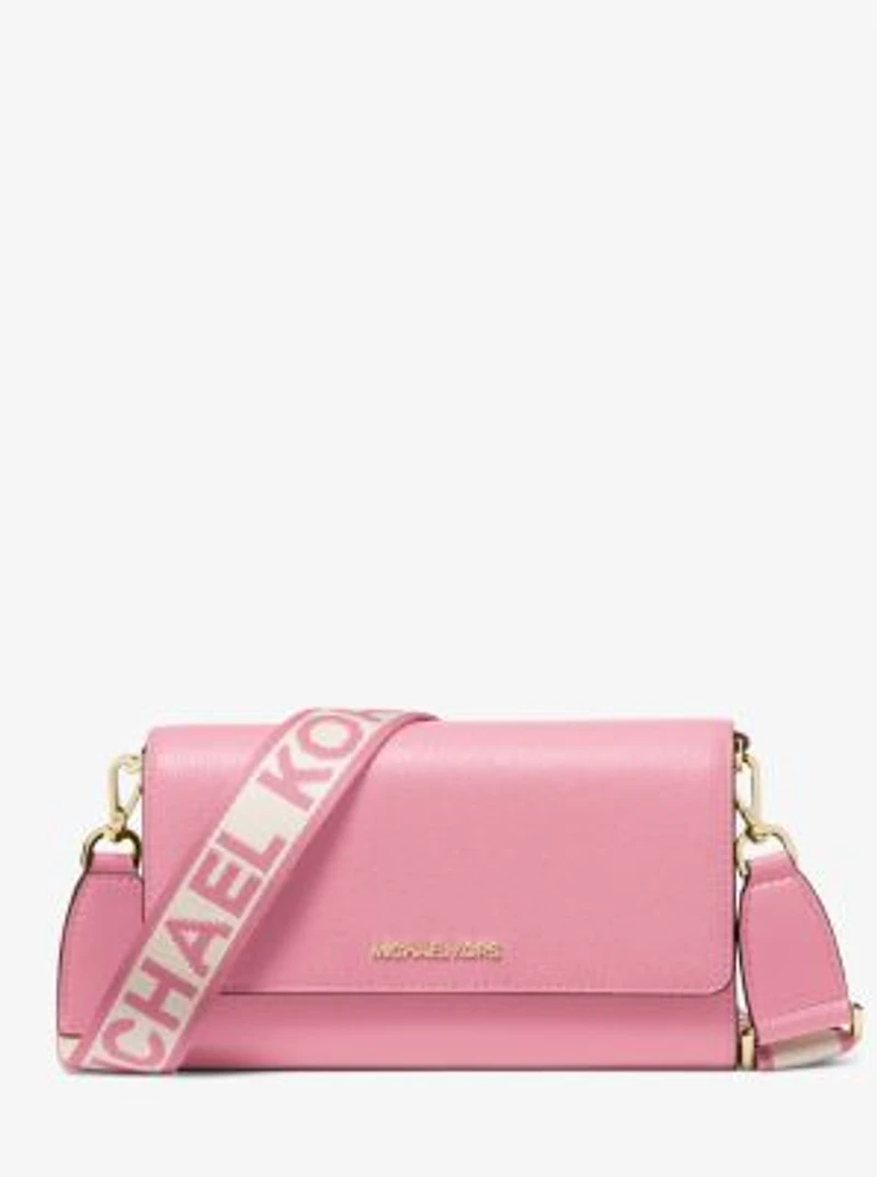 Jet Set Large Leather Crossbody Bag