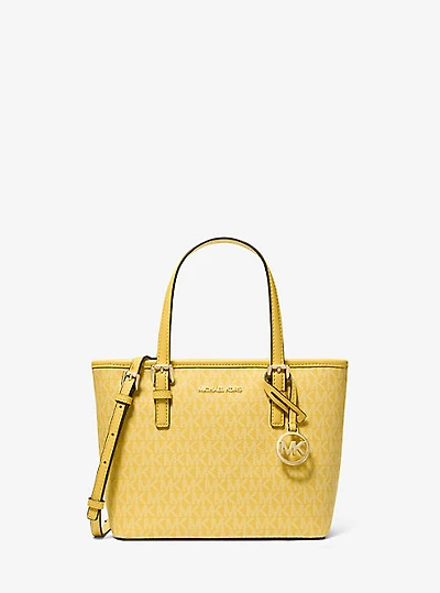 Jet Set Travel Extra-Small Logo Top-Zip Tote Bag