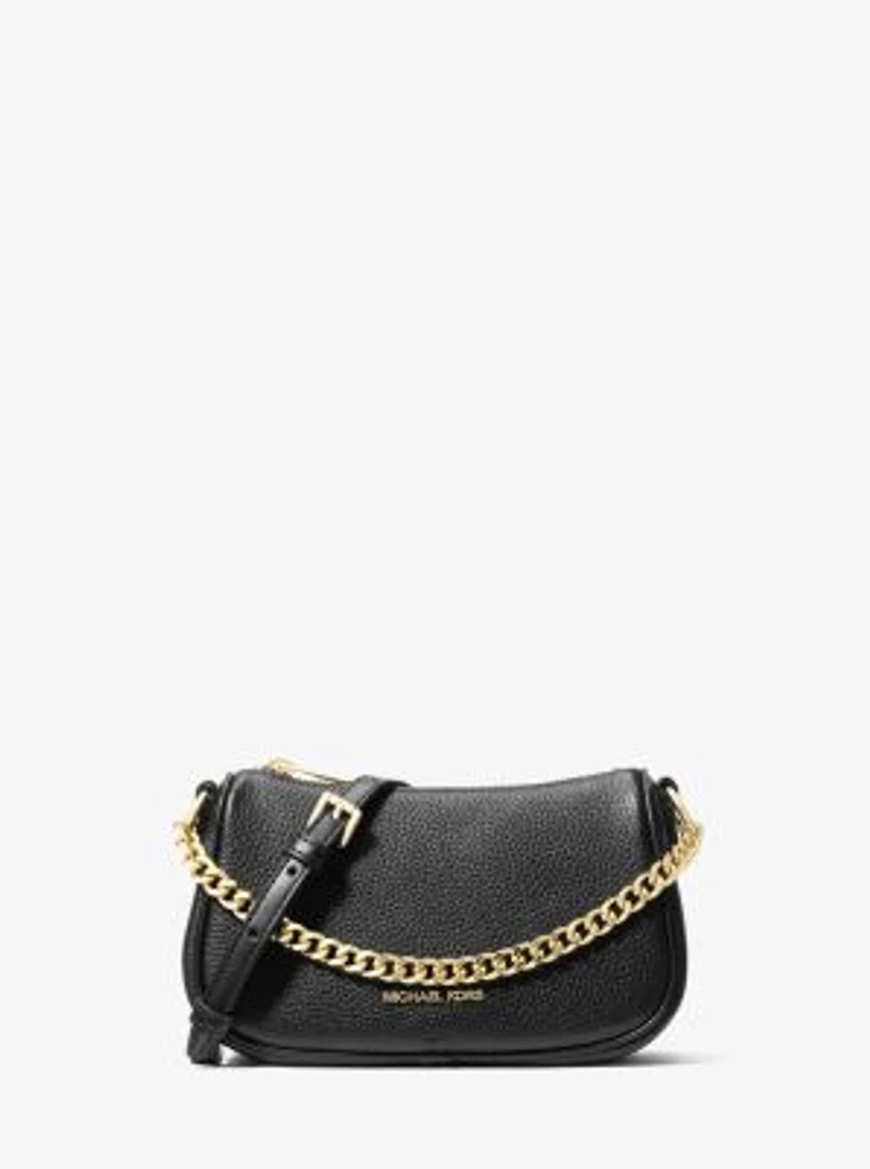 Carmela Small Pebbled Leather Convertible Crossbody Bag