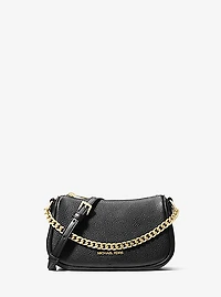 Carmela Small Pebbled Leather Convertible Crossbody Bag