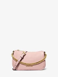 Carmela Small Pebbled Leather Convertible Crossbody Bag