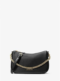Carmela Medium Pebbled Leather Convertible Crossbody Bag