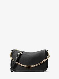 Carmela Medium Pebbled Leather Convertible Crossbody Bag