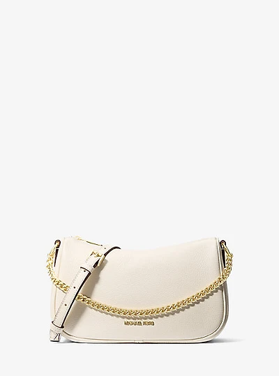Carmela Medium Pebbled Leather Convertible Crossbody Bag