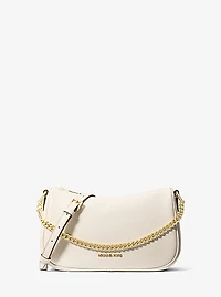 Carmela Medium Pebbled Leather Convertible Crossbody Bag