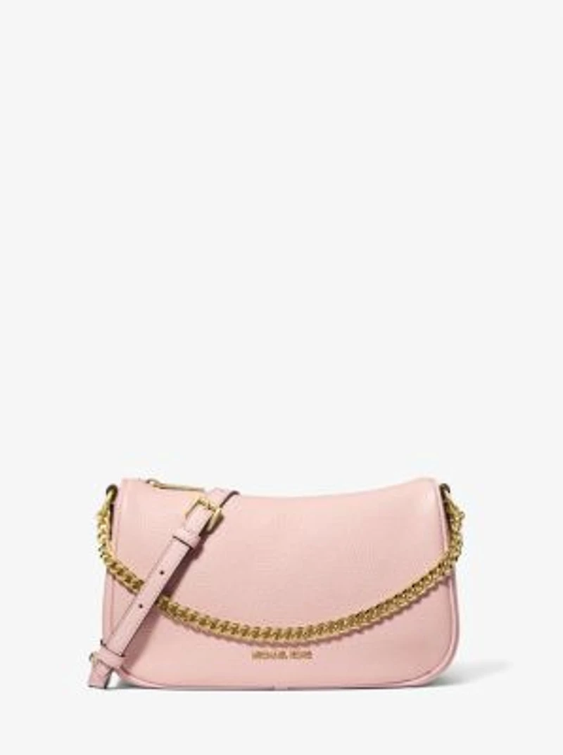 Carmela Medium Pebbled Leather Convertible Crossbody Bag
