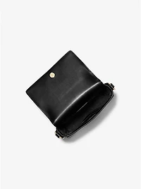 Vincent Small Saffiano Leather Crossbody Bag with Signature Logo Card Case