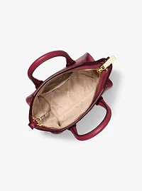 Avril Extra-Small Leather and Suede Satchel