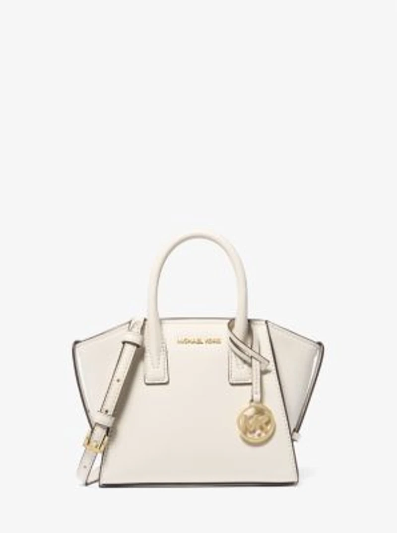 Avril Extra-Small Leather and Suede Satchel