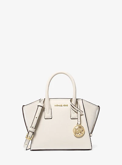 Avril Extra-Small Leather and Suede Satchel