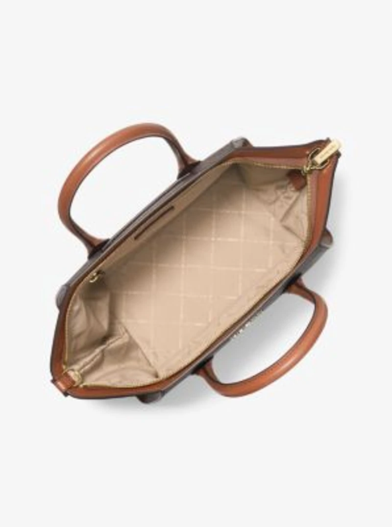 Avril Large Signature Logo Satchel