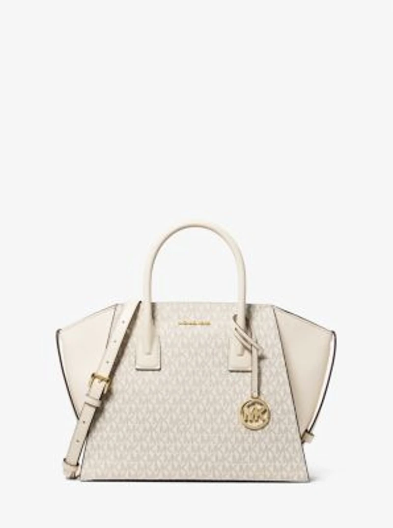 Avril Large Signature Logo Satchel