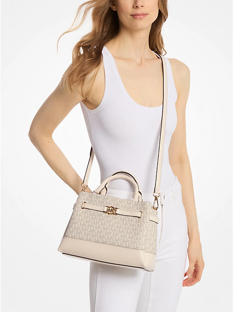 Reed Small Signature Logo Satchel