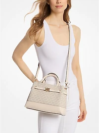 Reed Small Signature Logo Satchel