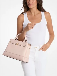 Reed Large Pebbled Leather Satchel