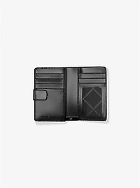 Jet Set Medium Two-Tone Logo Wallet