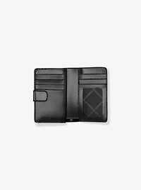 Jet Set Medium Two-Tone Logo Wallet