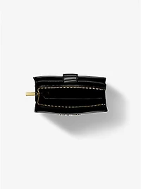 Jet Set Medium Two-Tone Logo Wallet