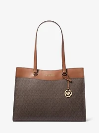 Jet Set Large Signature Logo Tote Bag