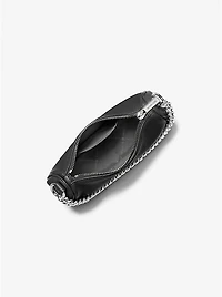 Carmela Small Pebbled Leather Crossbody Bag